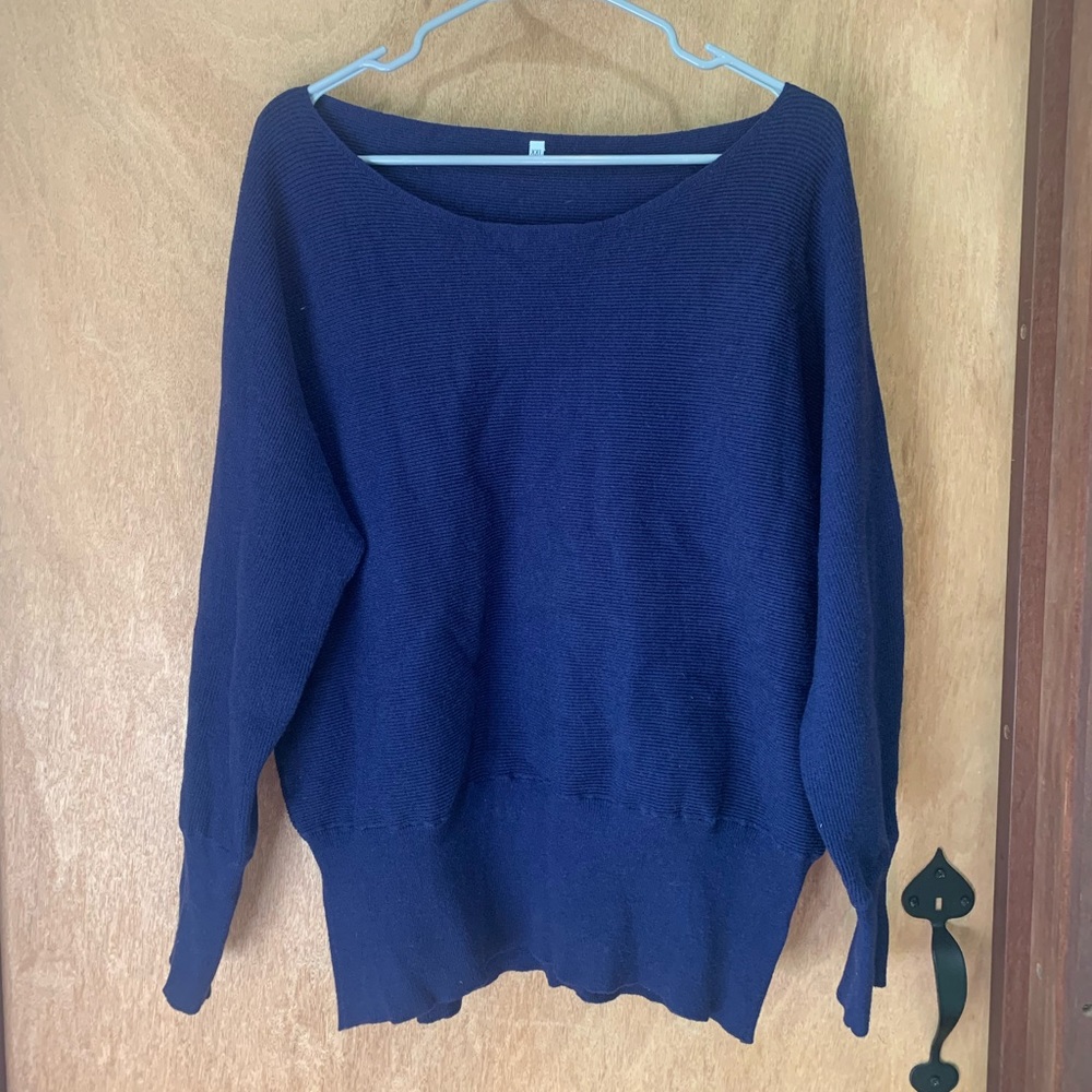 Navy blue sweater